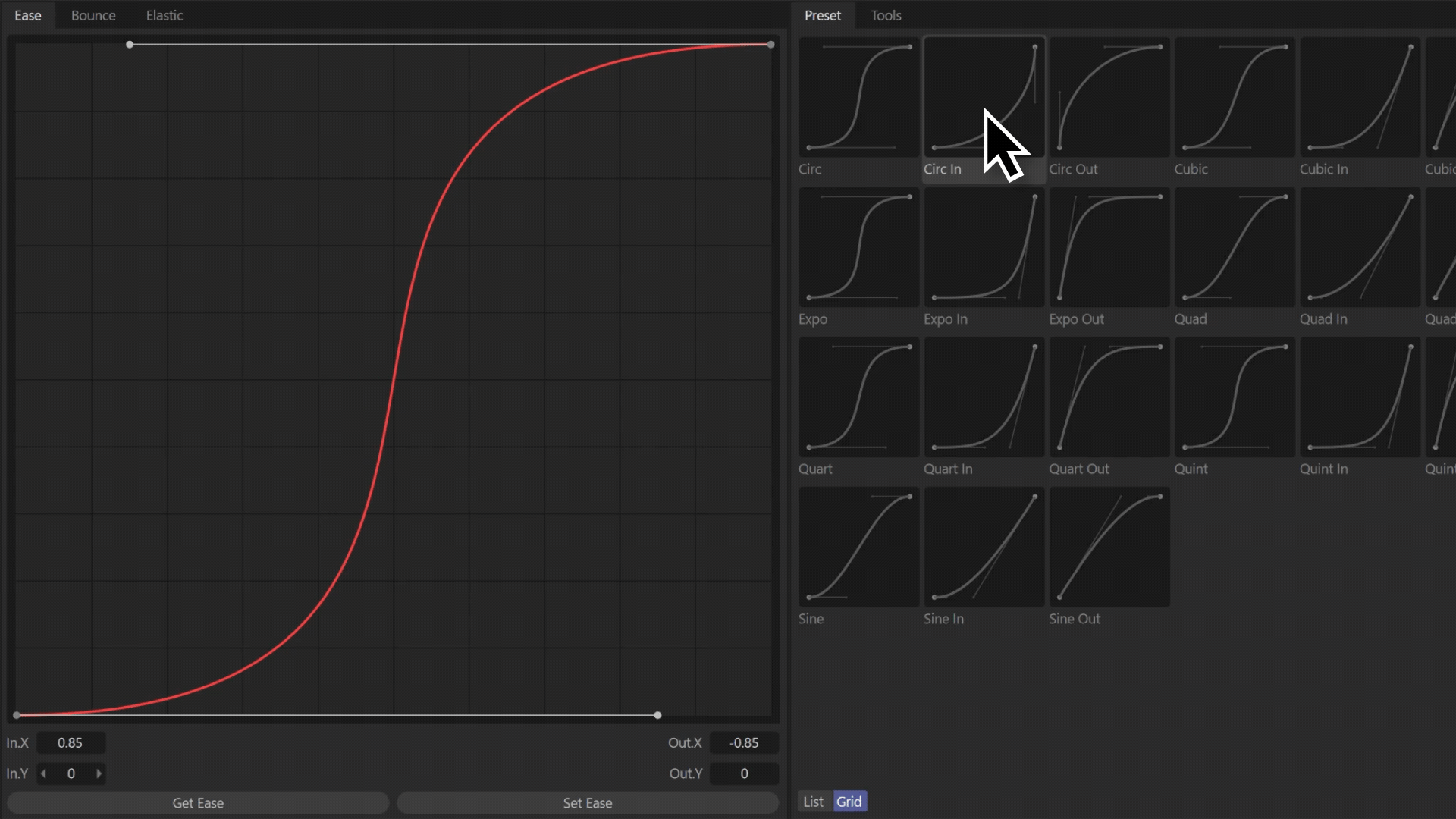 Preset Library demo